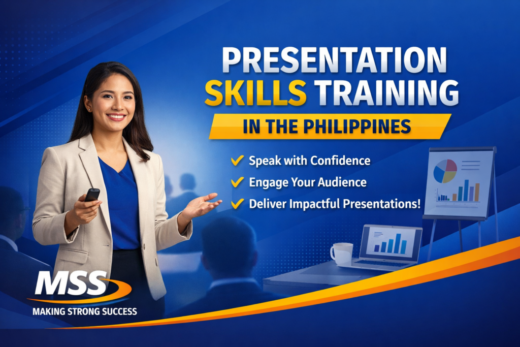 Presentation Skills Training in the Philippines by Making Strong Success (MSS)