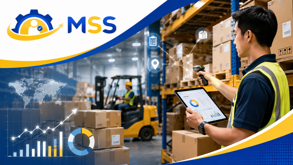 Inventory Management Training in the Philippines featuring warehouse inventory tracking, barcode scanning, stock accuracy, replenishment planning, and inventory performance analysis